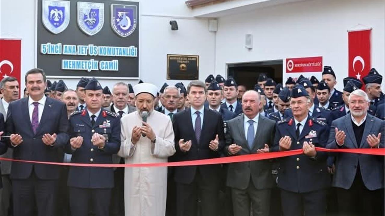 Amasya Merzifon'da 5'inci Ana Jet Üssü'nde Mehmetçik Camii Açıldı