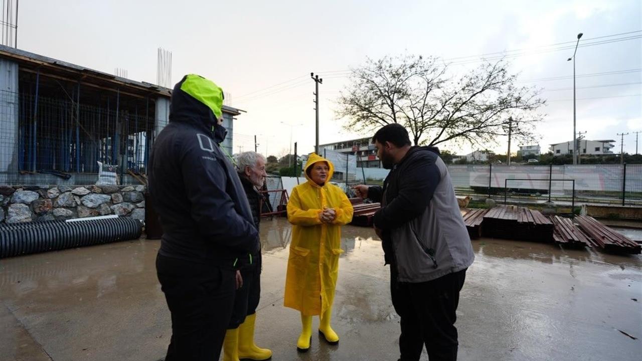 Didim'de Aşırı Yağış Sonrası Belediyesi Teyakkuzda Bulundu