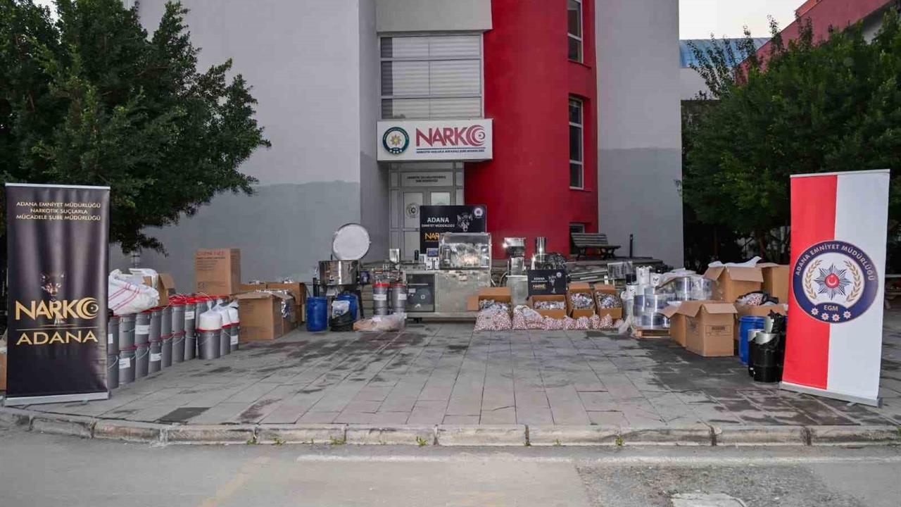 Adana Yüreğir'de Uyuşturucu Üretimi ve Satışı Üzerine Yapılan Operasyonda 6 Tutuklama Gerçekleşti
