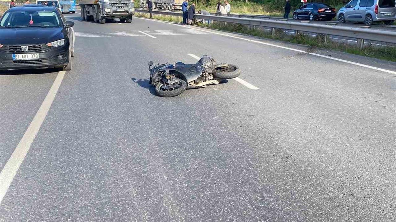 Zonguldak Karadeniz Ereğli'de Motosiklet Kazasında 16 Yaşındaki Genç Ağır Yaralandı