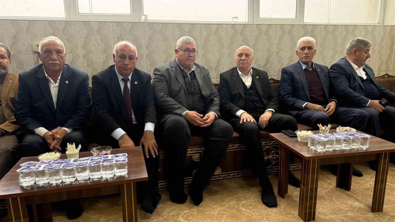 Adıyaman Kahta'da Türkiye Ziraat Odaları Birliği Genel Başkanı Taziye Ziyaretinde Bulundu