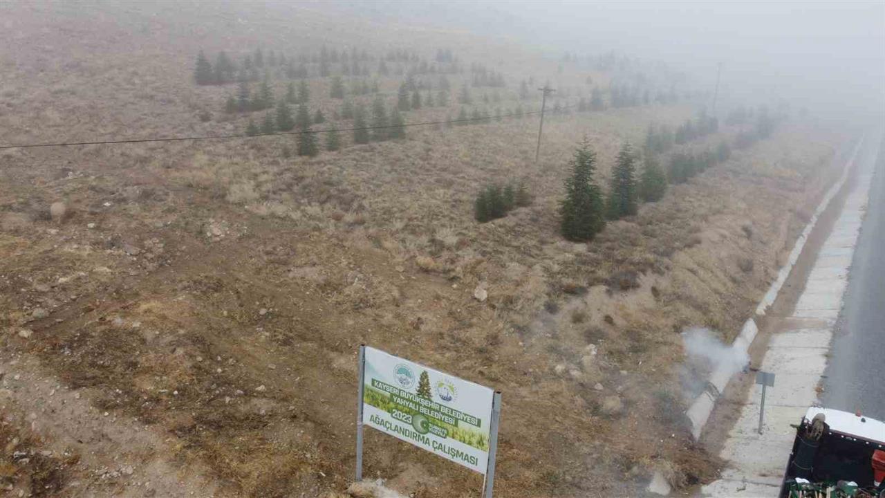 Kayseri Yahyalı'da Bin 200 Fidan Dikim Etkinliği Gerçekleştirildi