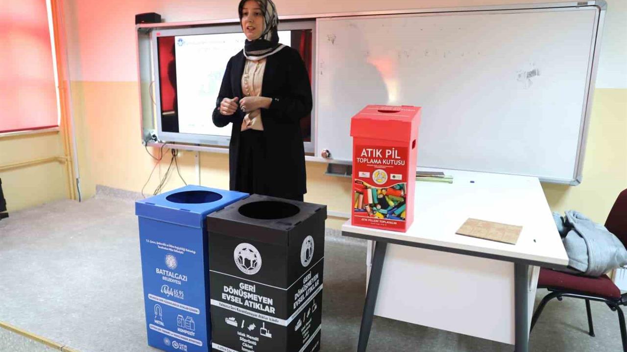 Malatya Battalgazi'de Çocuklara Sıfır Atık Eğitimi Verildi