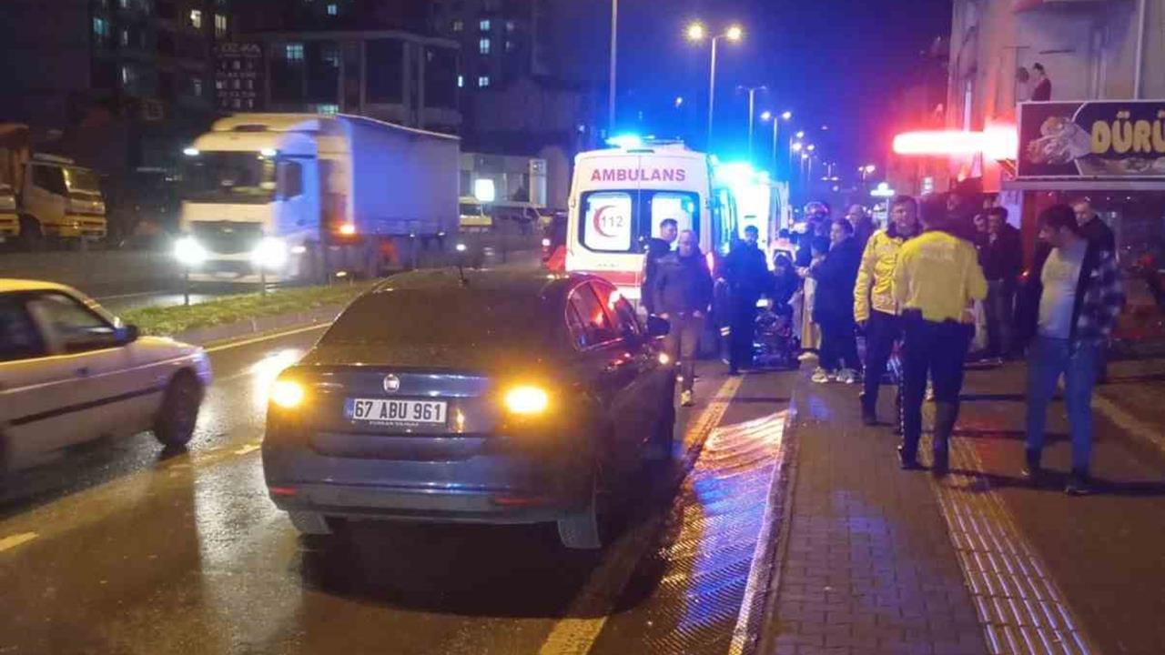 Zonguldak Ereğli'de Gerçekleşen Motosiklet Kazasında 2 Kişi Yaralandı