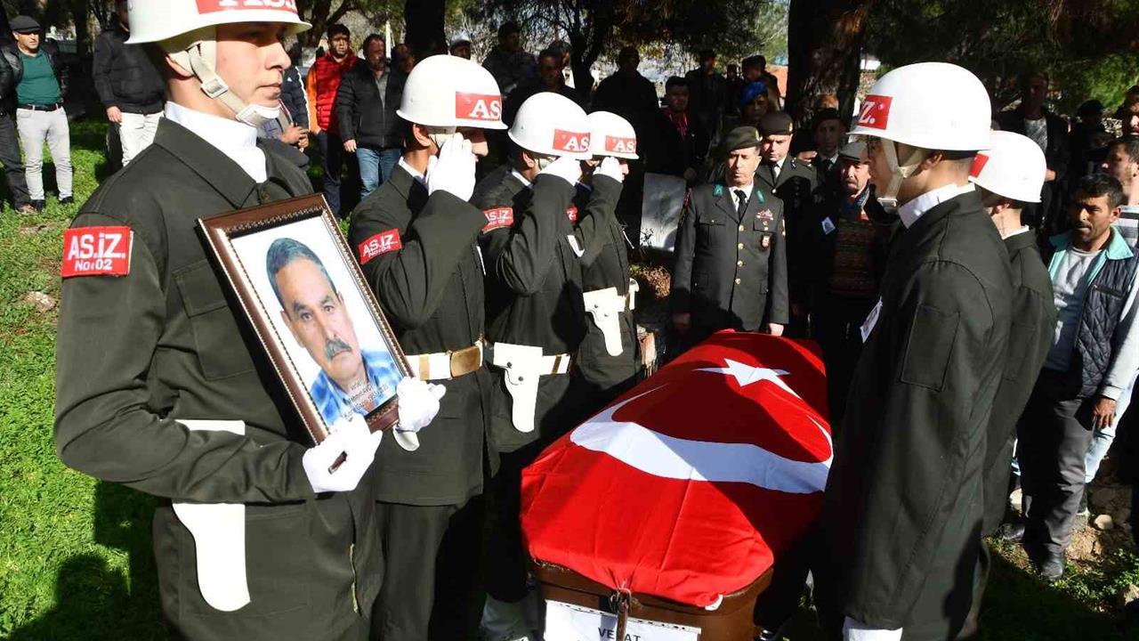 Aydın Söke'de Kıbrıs Gazisi Mehmet Avcı'nın Cenaze Töreni Düzenlendi