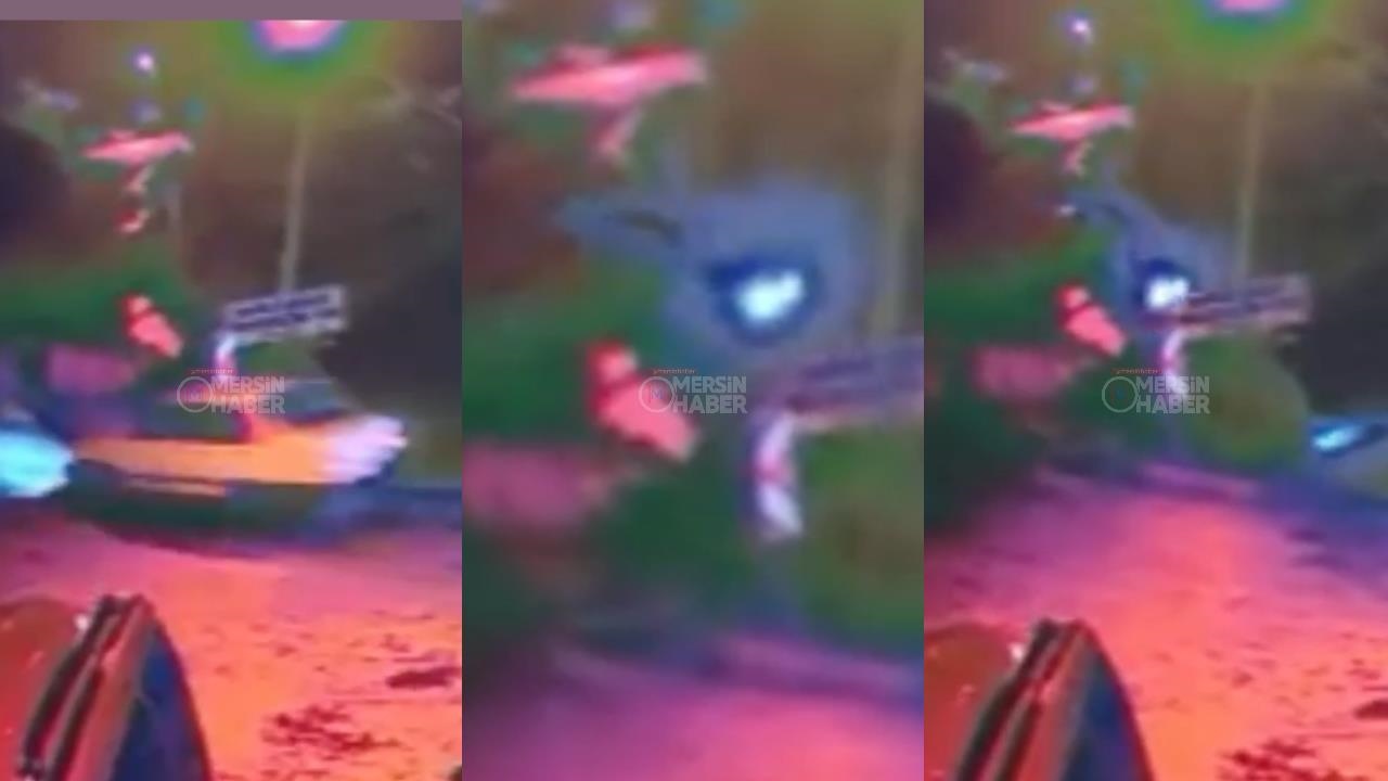 Mersin Erdemli'de Şarampole Yuvarlanan Araçta 2 Kişi Yaralandı