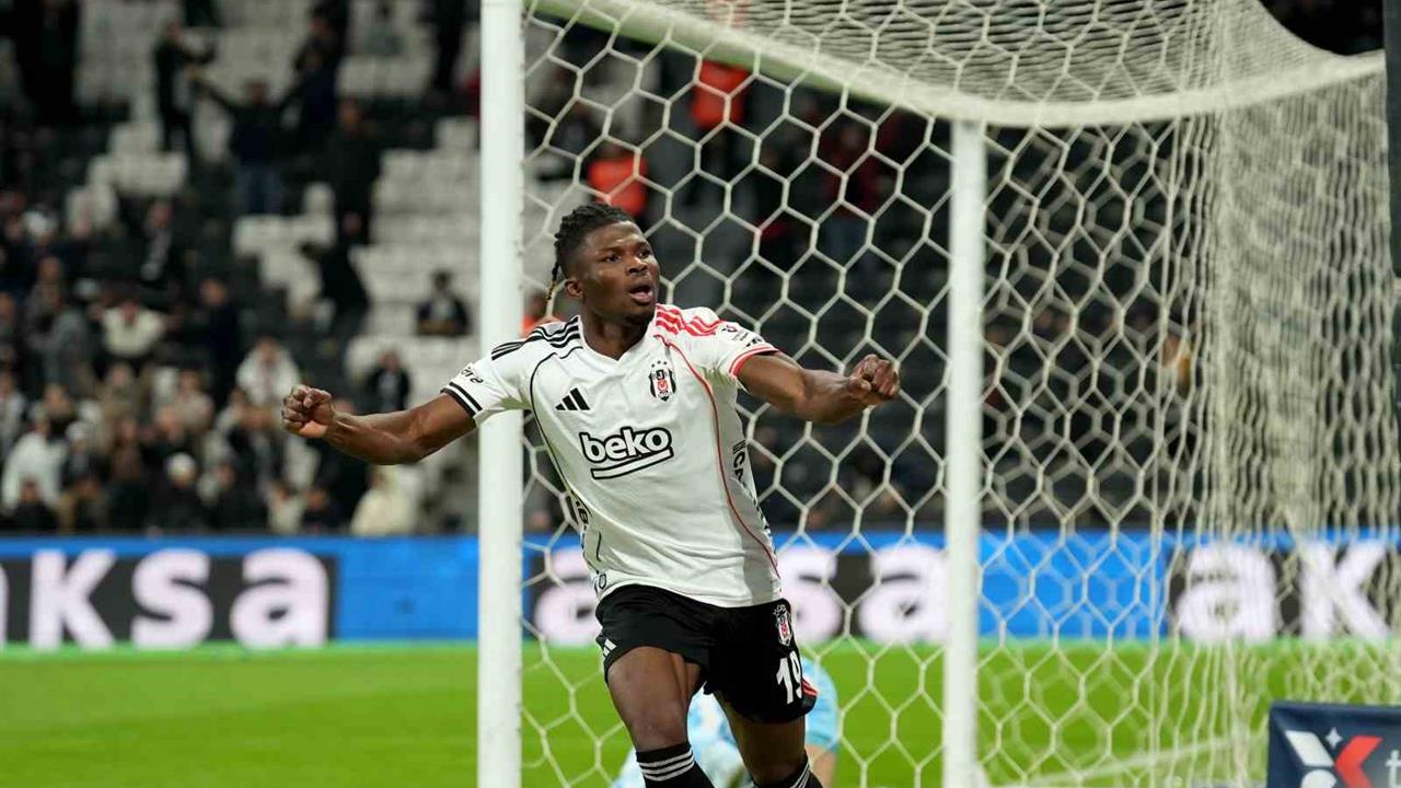 İstanbul Beşiktaş'ta El Bilal Toure, Gaziantep FK Maçında Gol Attı
