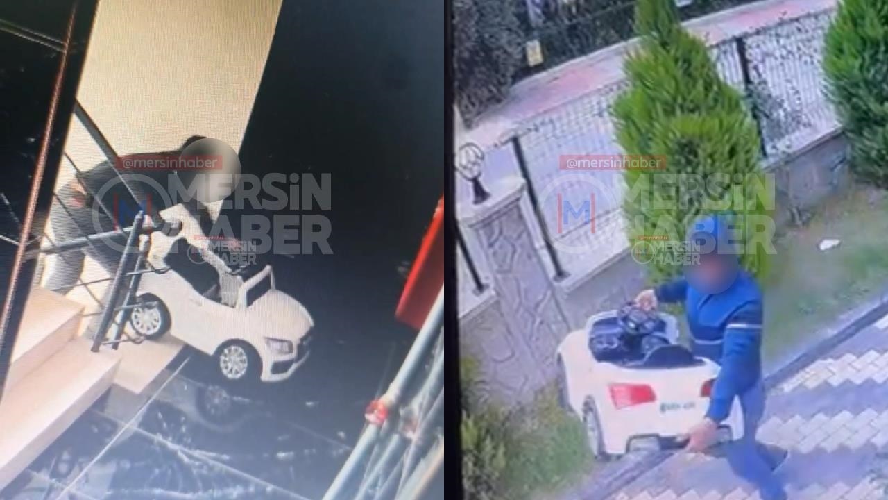Mersin'de Akülü Araba Hırsızlığı Kameraya Yansıdı