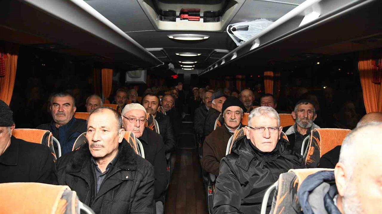 Pursaklar'da Şeb-i Arus Haftası İçin İlk Kafile Konya'ya Uğurlandı