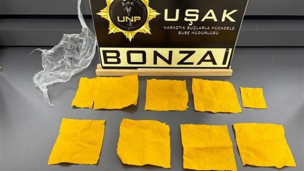 Uşak Merkez'de Düzenlenen Uyuşturucu Operasyonunda Çok Sayıda Madde Ele Geçirildi