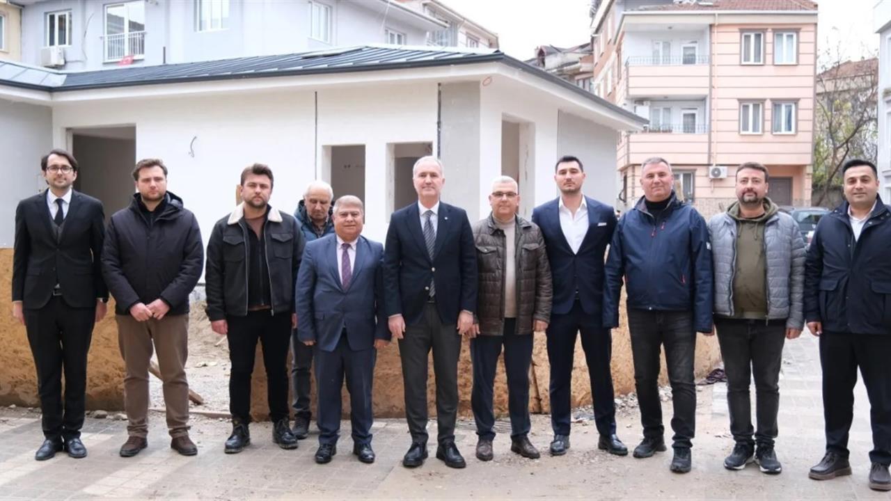 Bursa Sinanbey'de Öznur-Selçuk Armağan Aile Sağlığı Merkezi İnşaatı Hızla İlerliyor