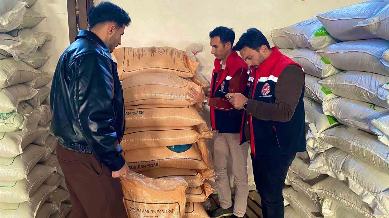 Bayburt Merkez'de Tarım Sezonu Öncesi Gübre Denetimleri Yapıldı