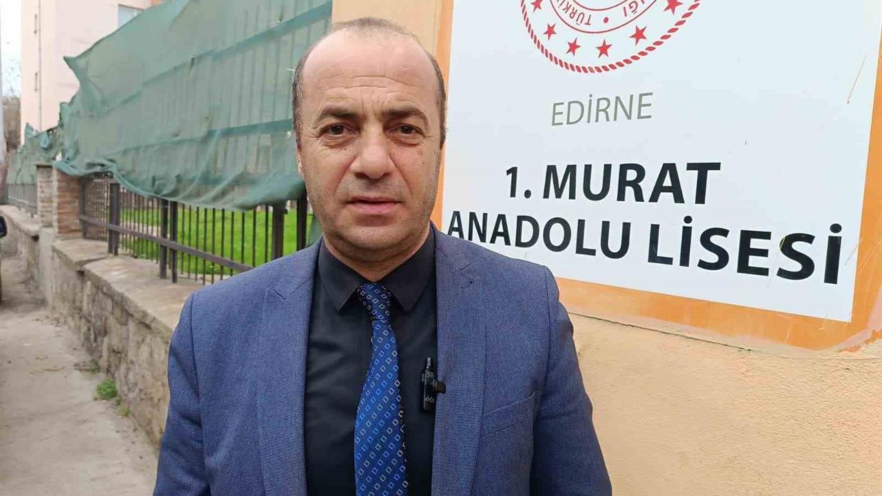 Edirne 1. Murat Anadolu Lisesi Müdürü Yakup Öz, iddiaların asılsız olduğunu vurguladı.