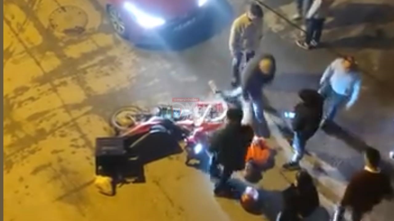 Mersin Akdeniz'de Gerçekleşen Kazada Motosiklet Sürücüsü Yaralandı