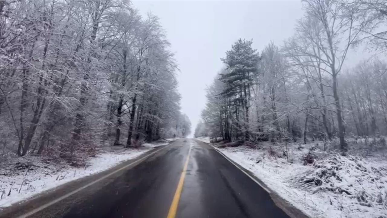 Ordu Merkez ve Yüksek Kesimlerinde Kar Yağışı Görüldü