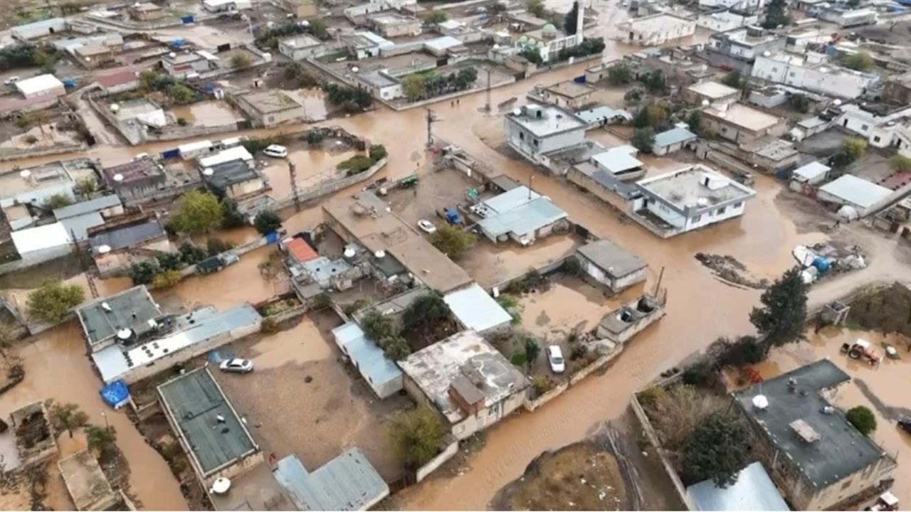 Mardin Kızıltepe'de Sağanak Sonrası Demet Mahallesi Sular Altında Kaldı