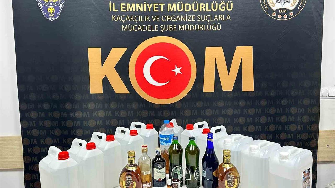 Kastamonu'da Düzenlenen Operasyonda 55 Litre Etil Alkol Ele Geçirildi