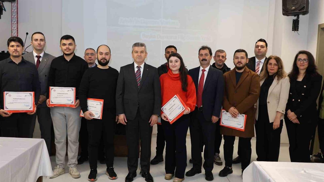 Artvin'de Sigarayı Bırakan 15 Kişiye Teşekkür Belgesi Verildi