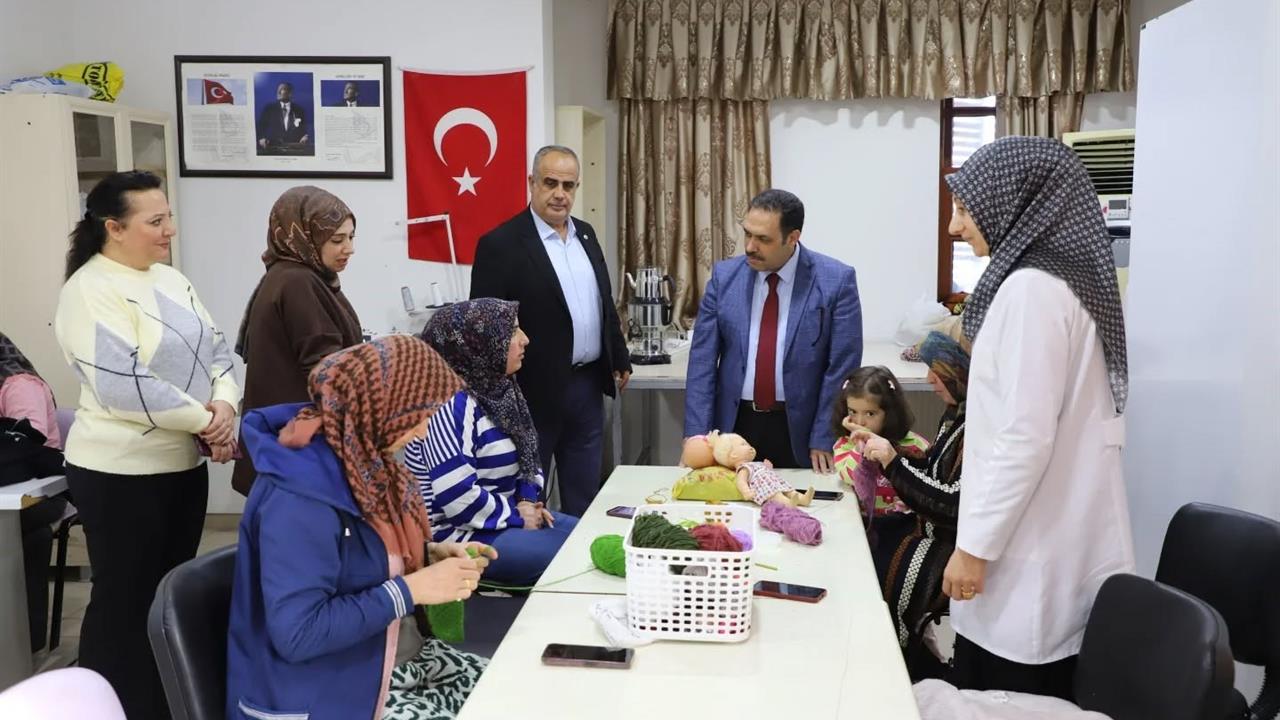 Adıyaman'da Aile ve Sosyal Hizmetler İl Müdürü Hasan Bilici, ÇATOM'da incelemelerde bulundu.