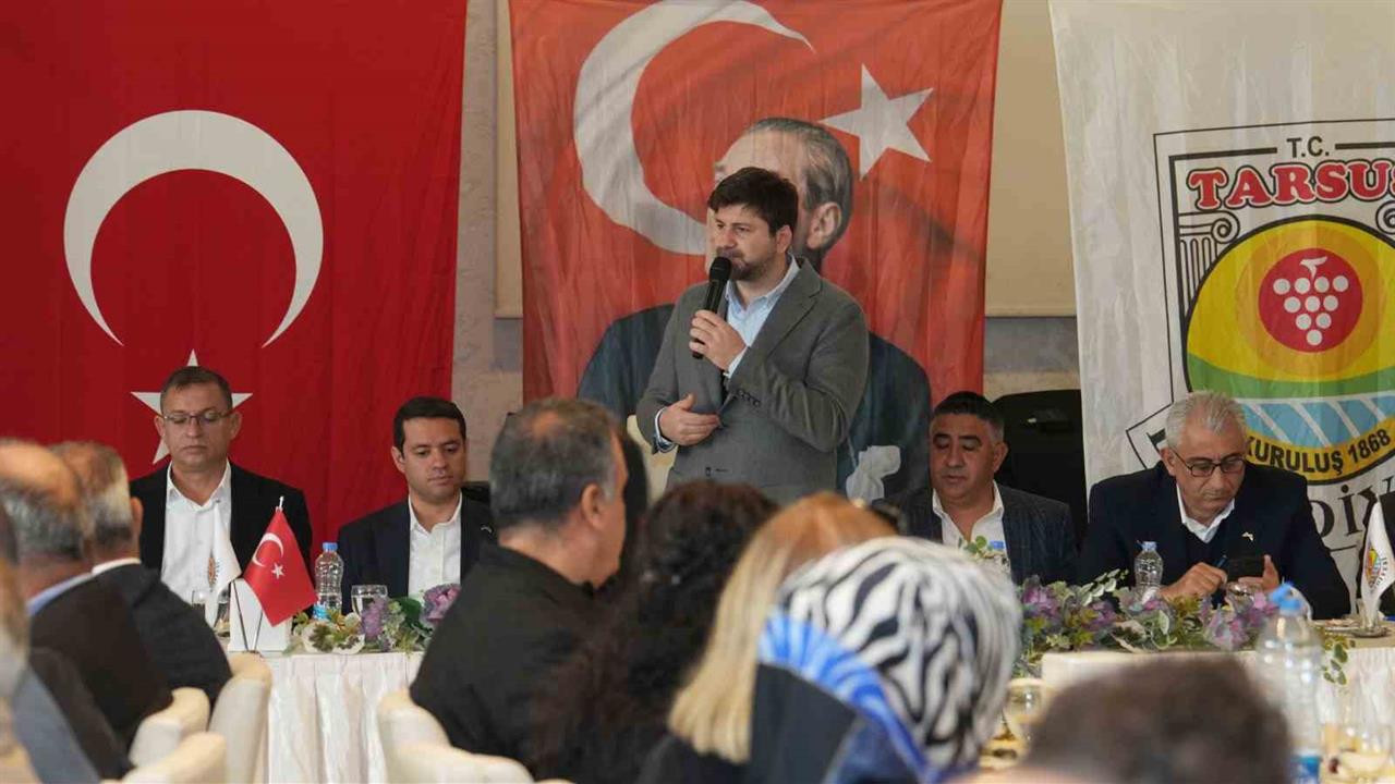 Tarsus'ta Muhtarlarla Yapılan Değerlendirme Toplantısında Önemli Konular Ele Alındı