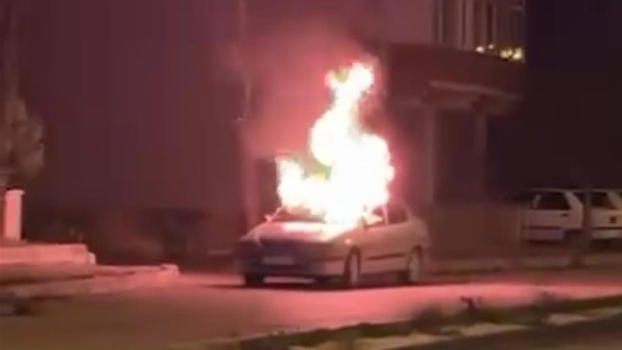 Amasya Gümüşhacıköy'de Seyir Halindeki Otomobil Alev Alev Yandı