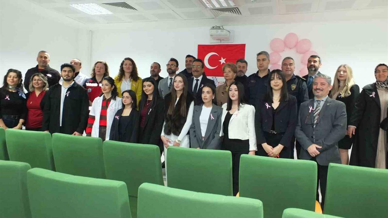 Burhaniye'de Kansersiz Yaşam Projesi, Kanserde Erken Tanıya Dikkat Çekiyor.