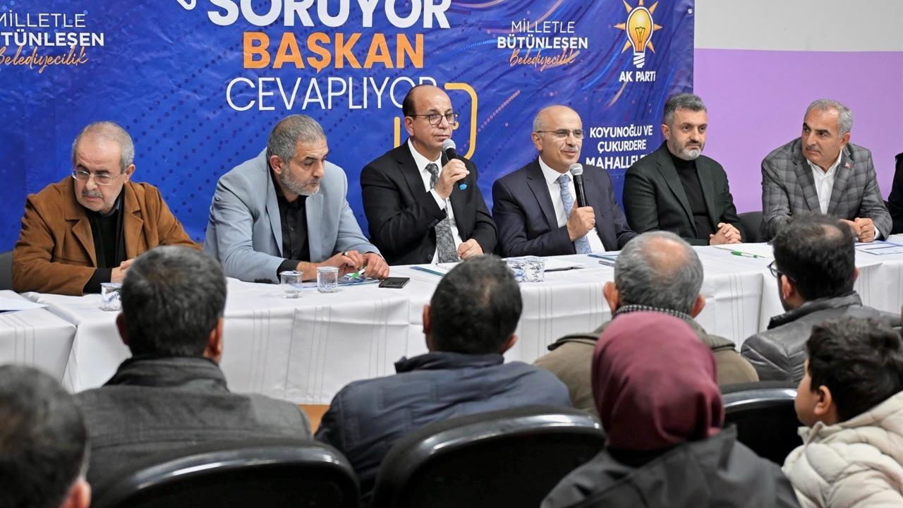 Malatya Yeşilyurt'ta Başkan Geçit, Vatandaşlarla Buluştu ve Problemleri Görüştü