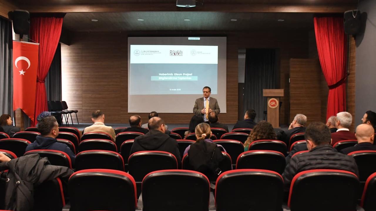 Eskişehir'de 'Haberimiz Olsun Projesi' Kapsamında Okul Müdürlerine Toplantı Düzenlendi