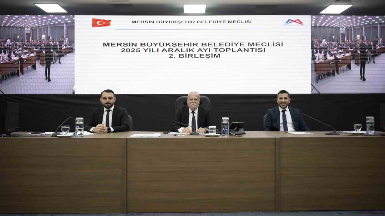 Mersin Büyükşehir Belediye Meclisi'nde 20 Madde Ele Alındı