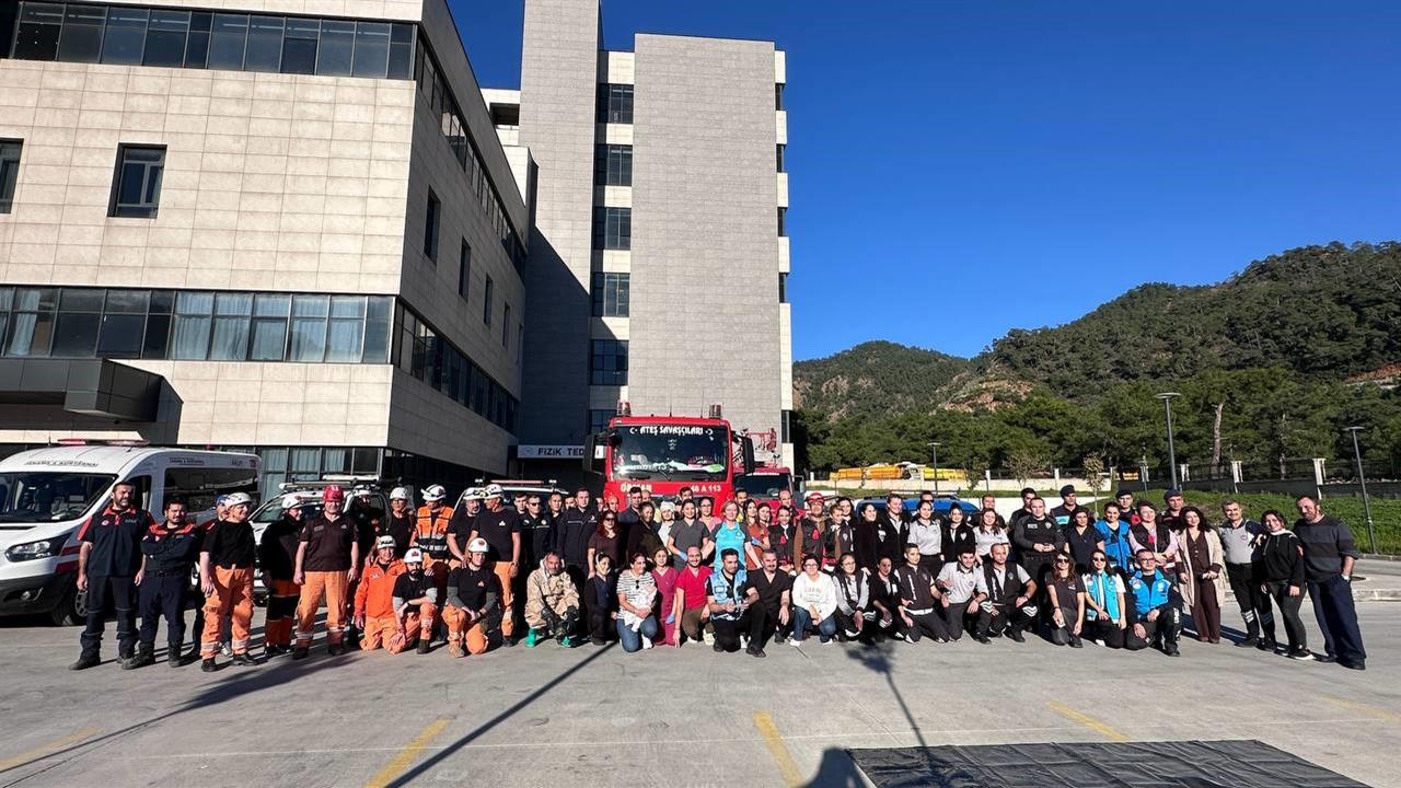 Marmaris'te Gerçekleştirilen Tatbikatta Bebeği Kaçırma Senaryosu Uygulandı