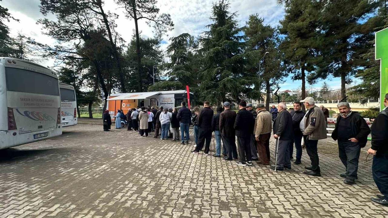 Samsun Çarşamba'da Özel Halk Otobüslerinde SAMKART Sistemi Uygulamaya Alındı
