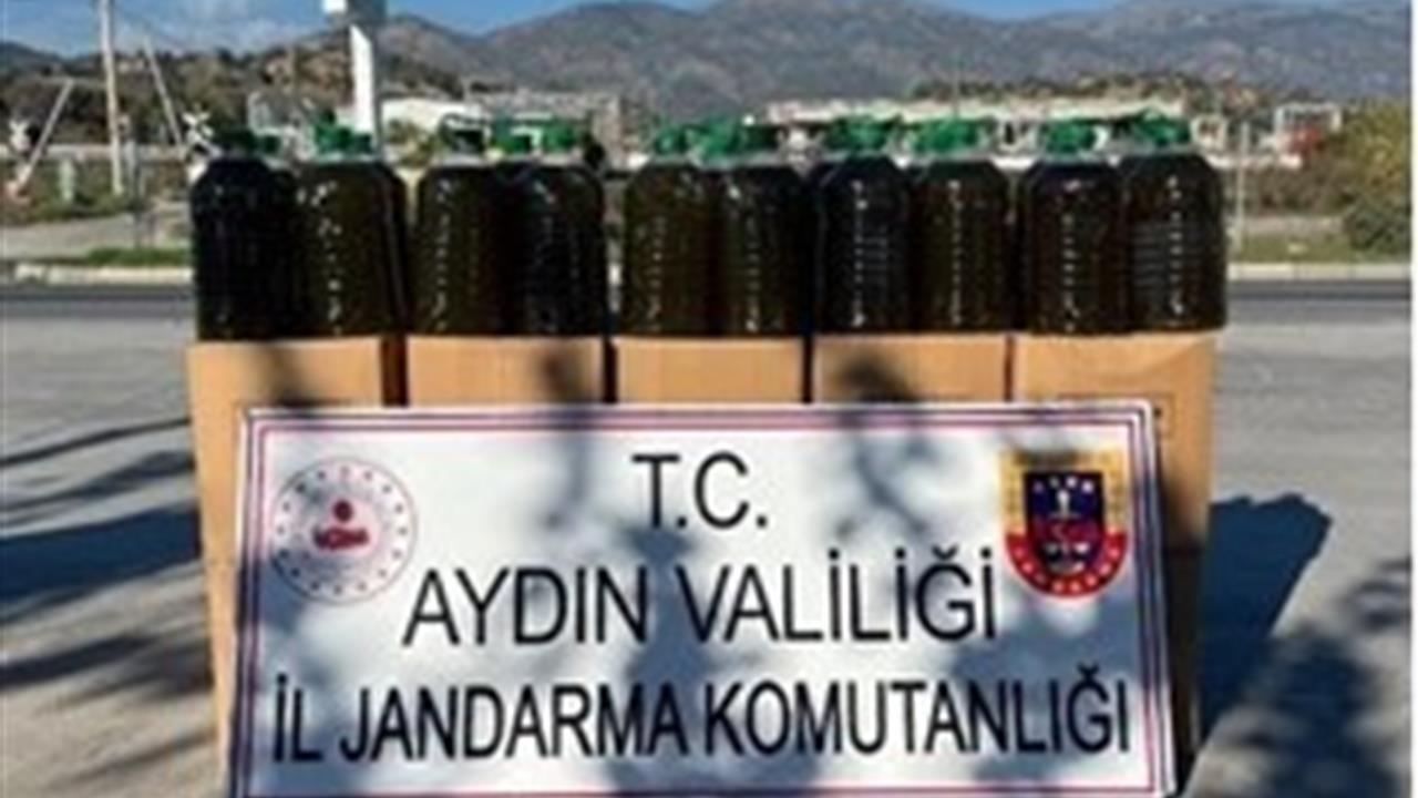 Aydın Köşk'te Durdurulan Araçta 500 Kilogram Sahte Zeytinyağı Bulundu