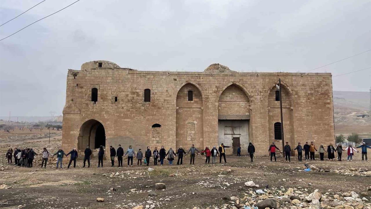 Şanlıurfa Haliliye'de Doğa Tutkunları Germuş Kilisesi İçin Farkındalık Yürüyüşü Gerçekleştirdi