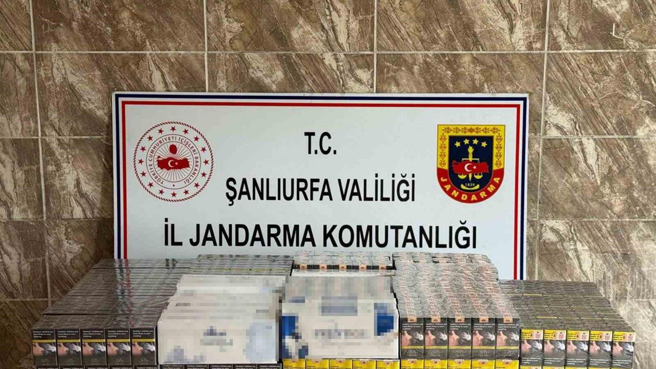 Şanlıurfa Ceylanpınar ve Viranşehir'de Kaçak Sigara Operasyonu Yapıldı