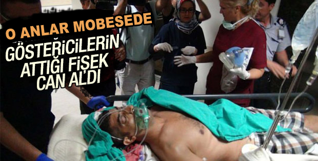 Mersin'de 1 kişinin öldüğü terör saldırısı kamerada
