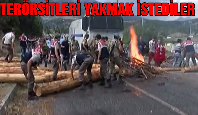 Pozantılılar Terörsit Cenazelerini Yakmak İstediler