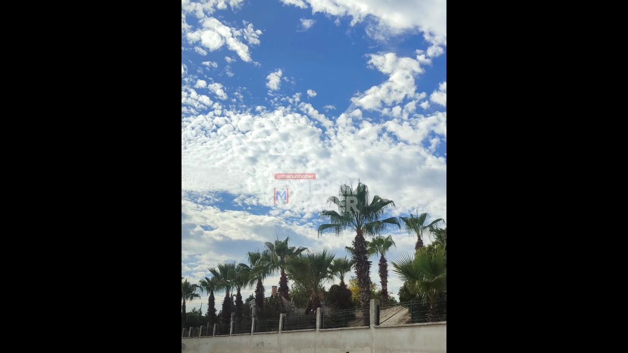 Mersin’de Gökyüzünü Kapladı