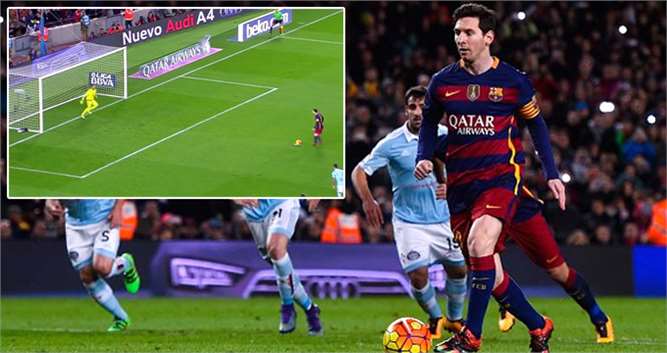 Messi, Penaltı Pozisyonunda Suarez'e Asist Yaptı